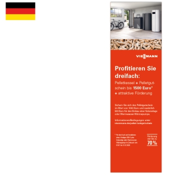 X-Banner Pelletgutschein